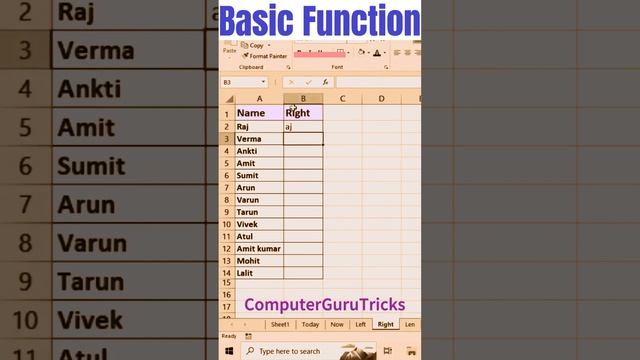 Learn the Top 10 Basic Excel Formulas in 100 Seconds | ComputerGuruTricks смотреть онлайн