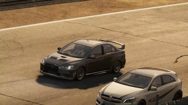 PCARS MITSUBISHI EVO X VUE PISTE A MAJAV смотреть онлайн
