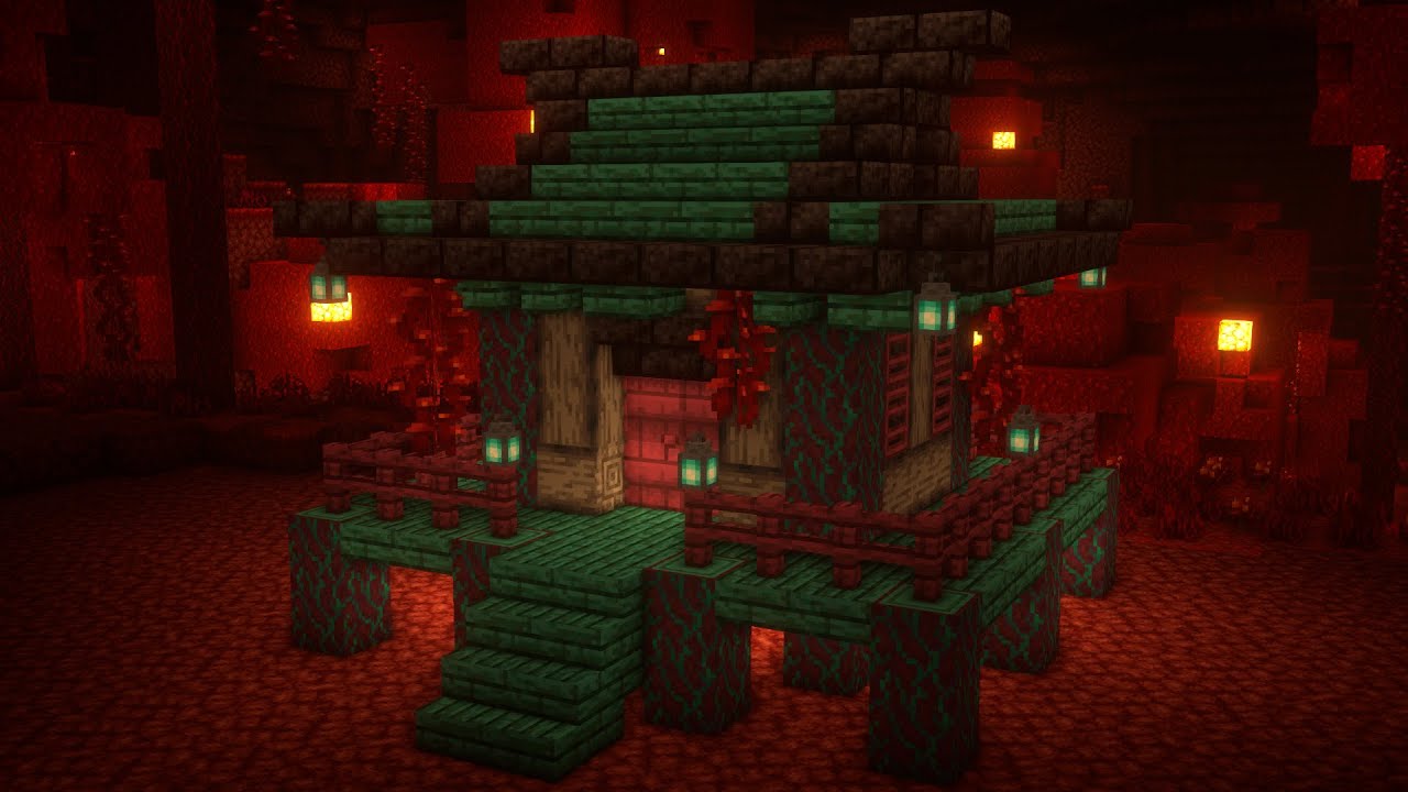 ДОМ В АДУ В ЯПОНСКОМ СТИЛЕ В МАЙНКРАФТЕ! смотреть онлайн