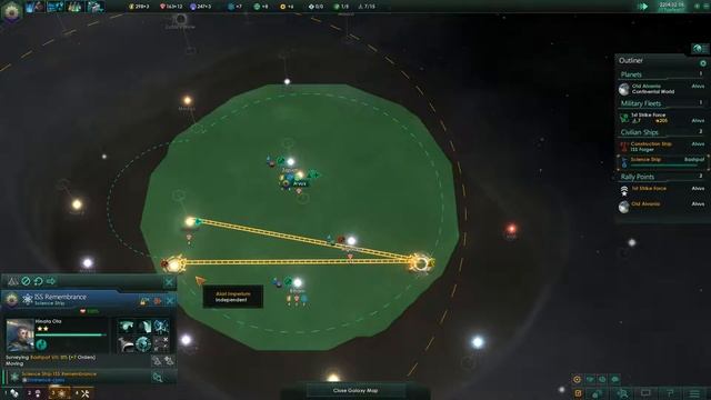 Stellaris: Kennedy + Leviathans - Alari Imperium - 1 смотреть онлайн