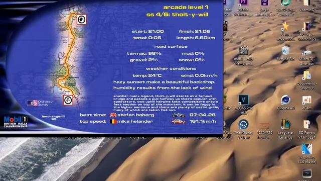 Stage 1 Arcade - Mobil 1 Rally Championship 2000 смотреть онлайн