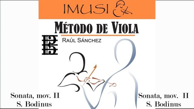S. Bodinus, Sonata, mov. II. Presto, Volumen III, IMUSI, Método de Viola. смотреть онлайн