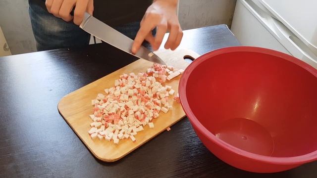 Простой Быстрый Крабовый Салат смотреть онлайн