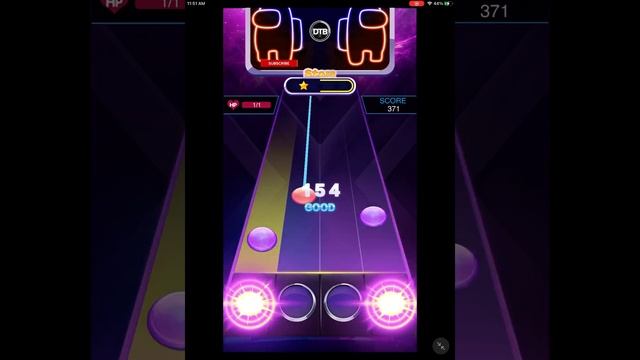 tap music Playing the among us them song (hard mode) смотреть онлайн