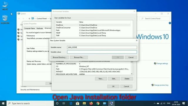 How to set JAVA_HOME environment variable on Windows смотреть онлайн