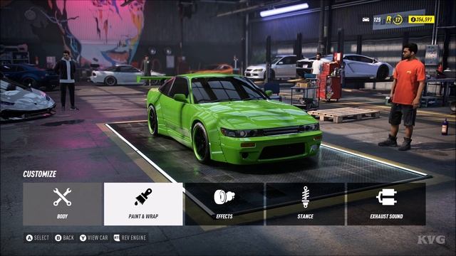 Need for Speed Heat - Nissan 180SX Type X 1996 (Rocket Bunny 2) - Customize | Tuning Car HD смотреть онлайн