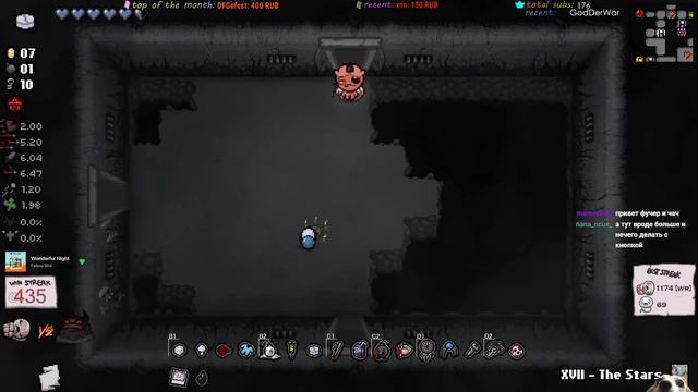 [436] Eden стрик на 4 цели | Жадина | The Binding of Isaac: Repentance смотреть онлайн