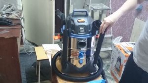 Обзор  пылесоса Dexter 1400W 20L купленного в ЛеруаМерлен