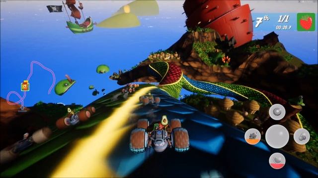 ALL STAR FRUIT RACING | Gameplay | No Commentary | | GTX 1060 (6GB) смотреть онлайн