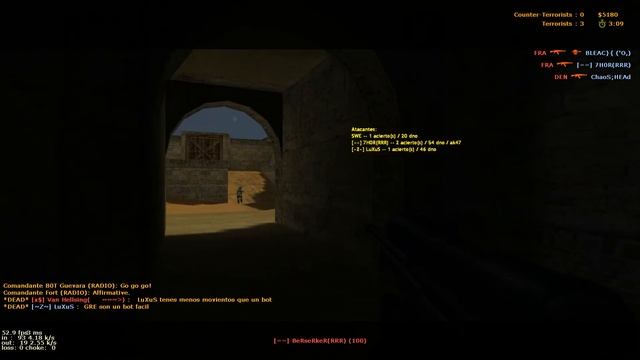 Counter Strike 1.6 - de_dust2 [2/4] (HD / night / lights / physics) [1080p 50fps/v] смотреть онлайн