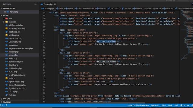 Develop a carousel for homepage using Bootstrap and JavaScript смотреть онлайн