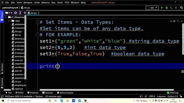 Length and Data Type of a Set in Python || Part-38 || Python Tutorial For Beginners смотреть онлайн