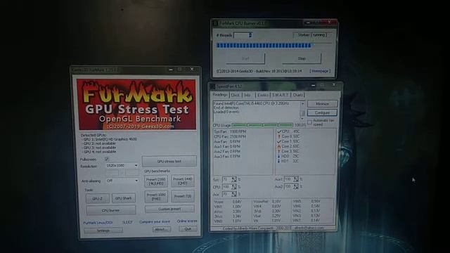 Teste Intel Core i5 4460 à 100% e o vídeo com quase 13 minutos controlando variação temperatura смотреть онлайн