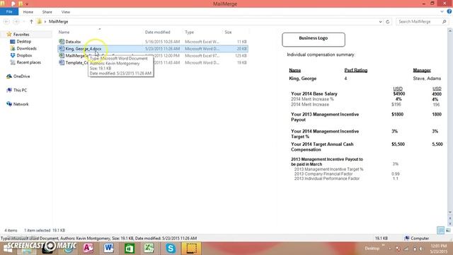 Generate pdf or Word Documents from Excel data using templates смотреть онлайн