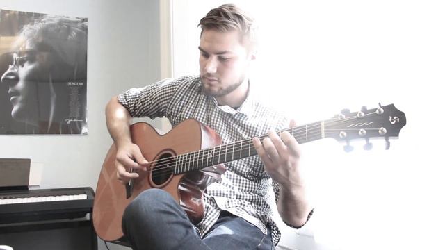 Accidentally in Love (Counting Crows) - Solo Acoustic Guitar - Quinn Solar смотреть онлайн