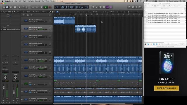 Trap Trumpet Drops Ep. 4 - Cymatics Oracle Sample Pack смотреть онлайн