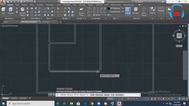 Three Floor Guest House Plan || 2D || AutoCAD 2018 || Part 4 смотреть онлайн