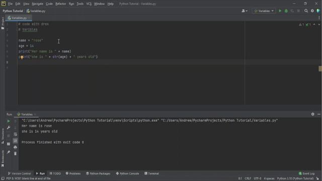 Variables in Python #6 | Python Beginners Tutorial смотреть онлайн