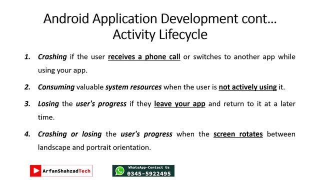 Mobile Application Development (5)| Android OS, Architecture Framework, & App Development (Part 2)| смотреть онлайн