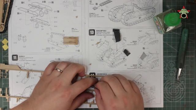 Сборка FT-17 от MENG 1/35. Часть X. Сборка хвостовой лыжи. WIP FT-17 Meng P.X смотреть онлайн