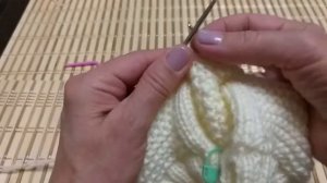 ШАПКА СОВА без швов на ребенка от 1 до 2 лет. Вязание спицами.