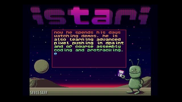Space Swap by Istari (Revision Online 2021 Amiga Intro Compo) смотреть онлайн
