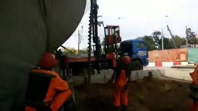 Буровые работы. Бурение под шпунт смотреть онлайн