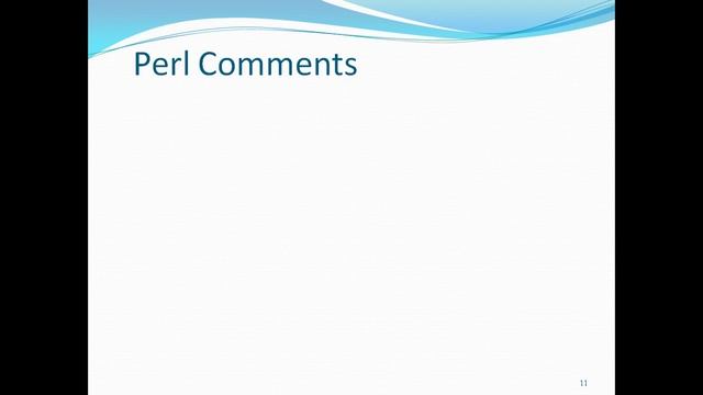 Perl Script Basic Tutorial 3 Comments смотреть онлайн