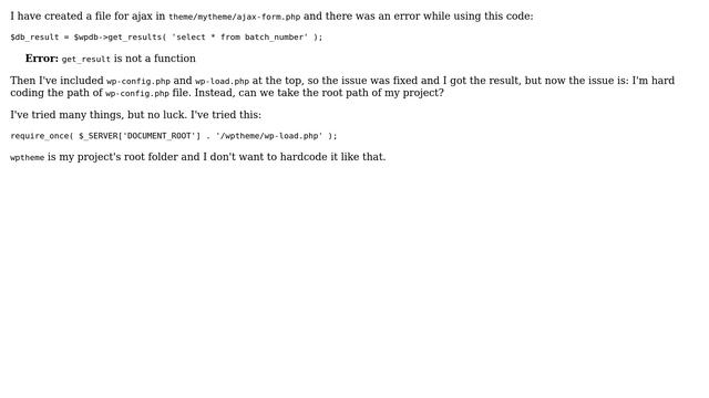 Wordpress: I want to get the home root path смотреть онлайн