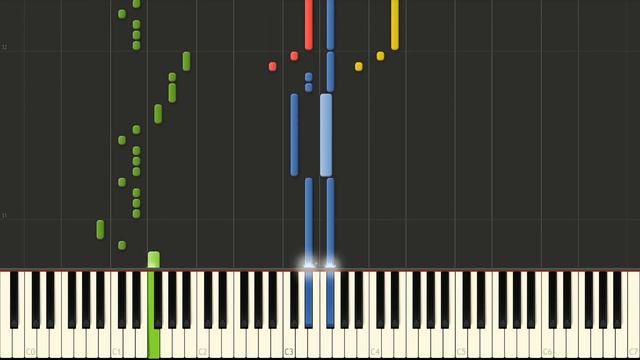 Street Fighter 2 - Ryu Theme - Piano Tutorial смотреть онлайн