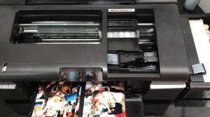 Epson печатает с зелёным оттенком