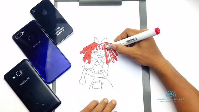 How To Draw Ragatha The Amazing Digital Circus - Ragatha Drawing Tutorial - Easy Ragatha Drawing