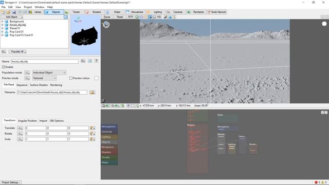 Terragen 4 Basics: Importing a Single 3D Object смотреть онлайн