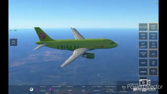 Airbus A319–100. Infinite Flight Simulator.