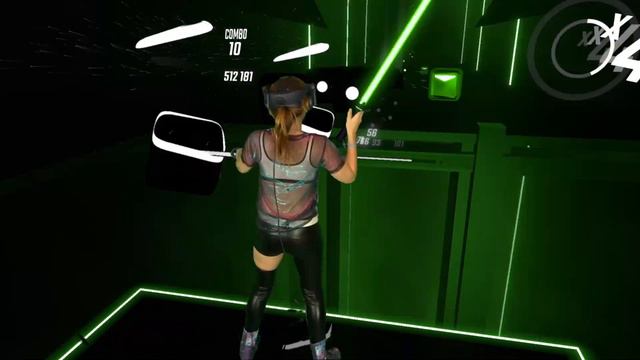 Beat Saber || Cyberpunk 2077 Trailer Music (Expert+) First Attempt || Mixed Reality смотреть онлайн