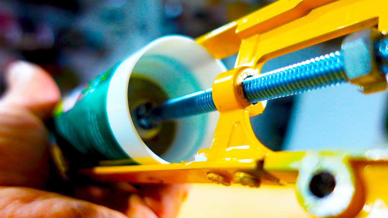 КАК ЛЕГКО НАНОСИТЬ ГЕРМЕТИК С ПОМОЩЬЮ ДРЕЛИ! НЕ ВЗДУМАЙ выбрасывать! смотреть онлайн