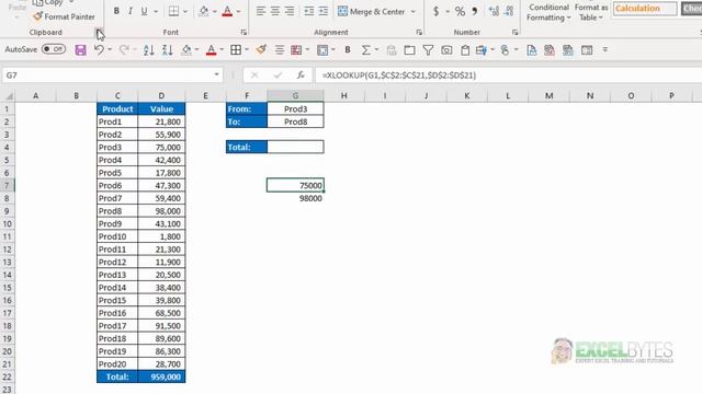 How To Use XLOOKUP To Dynamically SUM A Range Of Values In Excel смотреть онлайн