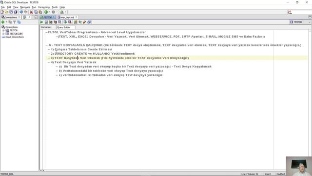 Oracle PL/SQL - Advanced Level Uygulamalar (1) (Örnek) смотреть онлайн