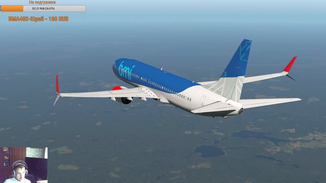 X-Plane 11 UUEE/SHEREMETYEVO до ULLI/PULKOVL: на Boeing 737-800 VATSIM BMA163 смотреть онлайн