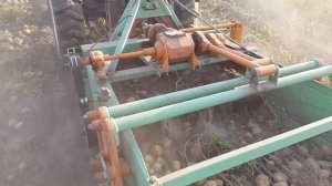 Картофелекопалка двухрядная для мини-трактора.