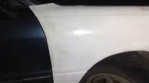 УСТАНОВКА КРЫЛЬЕВ ИЗ СТЕКЛОПЛАСТИКА НА АУДИ 80 Б3 Ч3