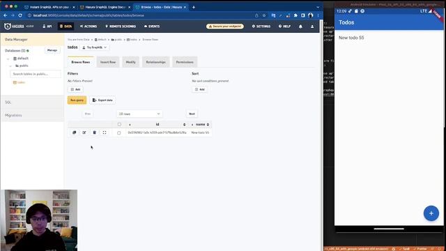 Demo to show how to use Hasura + Flutter as firebase alternative. смотреть онлайн