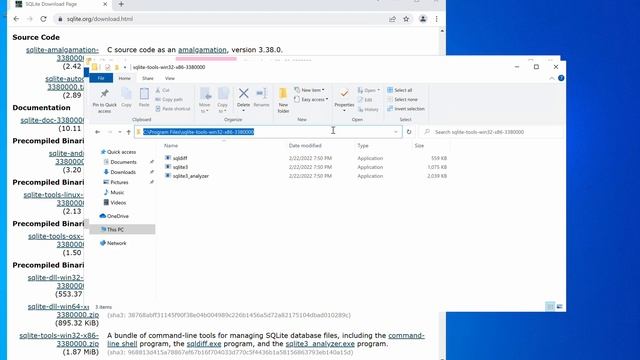 Installing SQLite on Windows смотреть онлайн