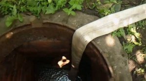 Работа фекального насоса