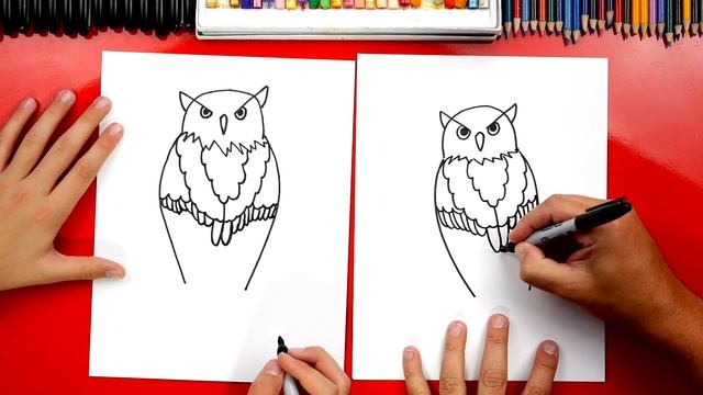 How To Draw A Realistic Owl смотреть онлайн