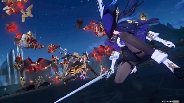 0.2x SPEED CLORINDE HIDDEN DETAILS Battle Animation Genshin Impact