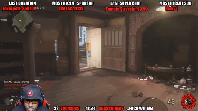 ANGRY BLACK MAN PLAYS CALL OF DUTY WW2 HQ 24/7 😈 IT'S MURDATIME! смотреть онлайн