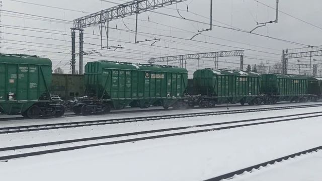 электровоз 2эс4к грузовой состав.станция веймарн смотреть онлайн