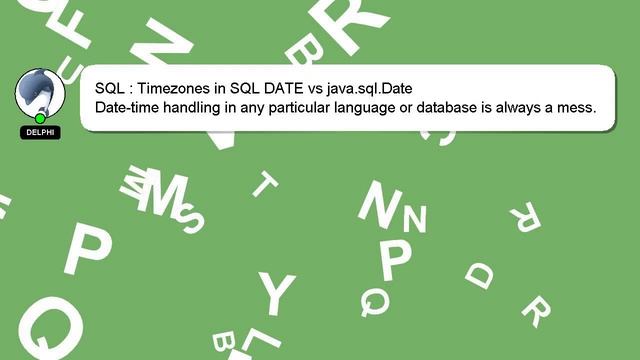 SQL : Timezones in SQL DATE vs java.sql.Date смотреть онлайн