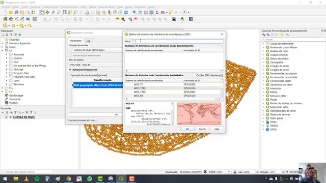Como obter curvas de nível utilizando Google Earth + QGIS + AutoCAD смотреть онлайн